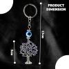 Tree of life evil eye keychain nazar protection charm stylish keyring accessory